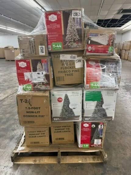 seasonal merchandise pallets for resale uk