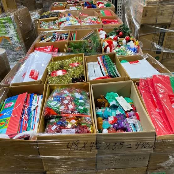 seasonal merchandise pallets for resale uk