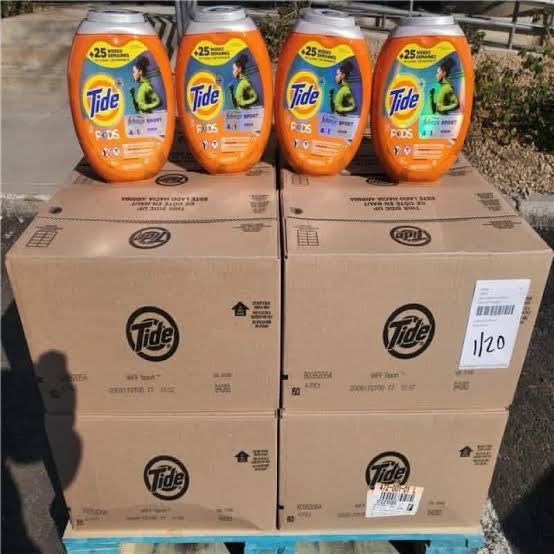 laundry detergent liquidation pallets uk